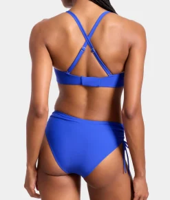 Adjustable Shirring Underwire Bikini Top