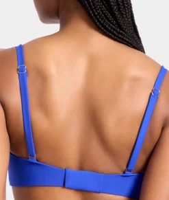 Adjustable Shirring Underwire Bikini Top