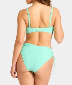Adjustable Shirring Underwire Bikini Top