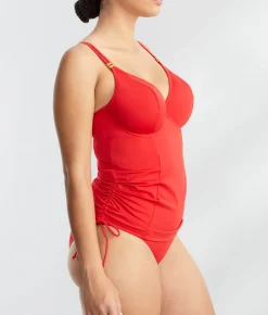 Anya Riva Underwire Plunge Tankini Swim Top