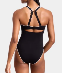 Aurora Lara Plunge Underwire One-Piece Swimsuit
