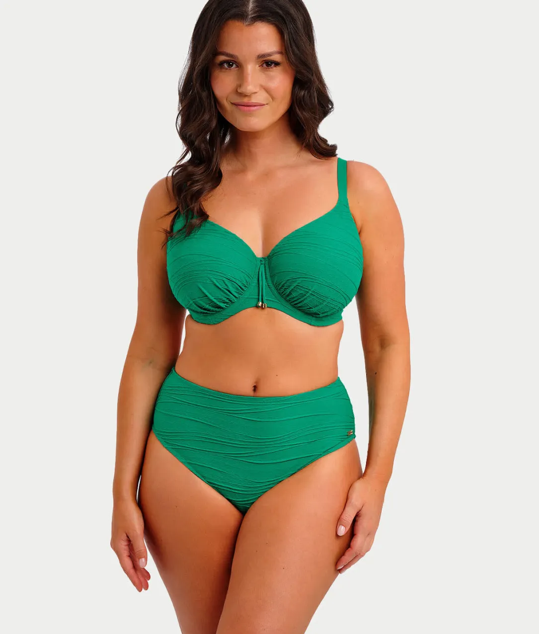 Beach Waves Gather Full Cup Bikini Top