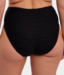 Beach Waves High-Waist Bikini Bottom