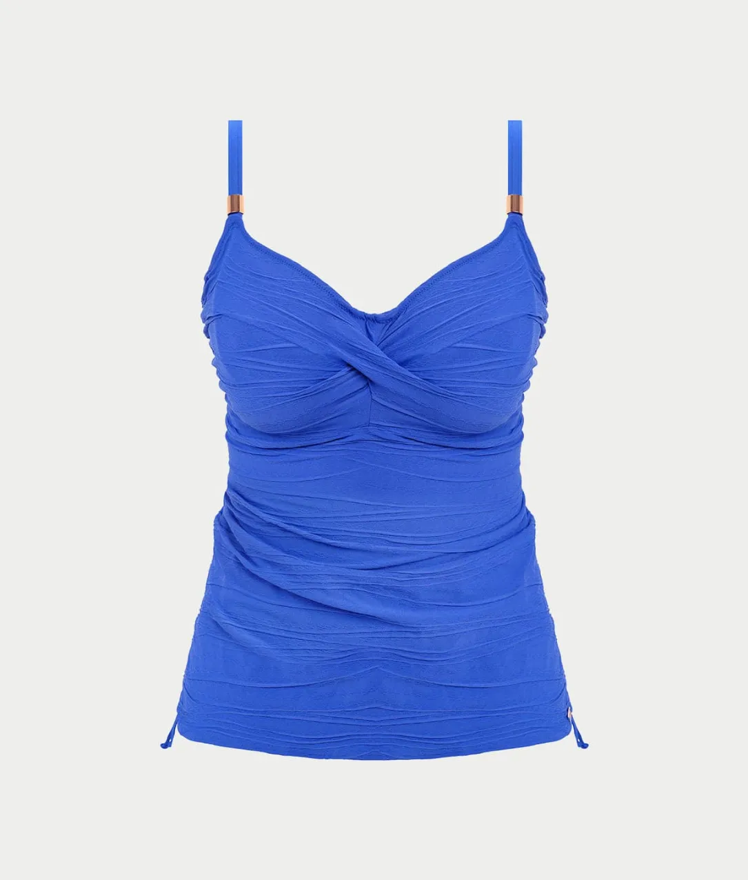 Beach Waves Twist Underwire Tankini Top
