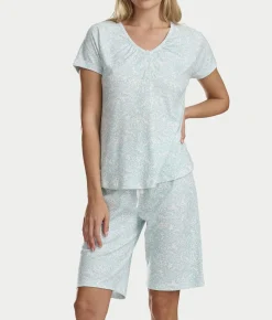 Bermuda Henley Knit Short Set