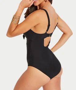 Bow Front Underwire One-Piece