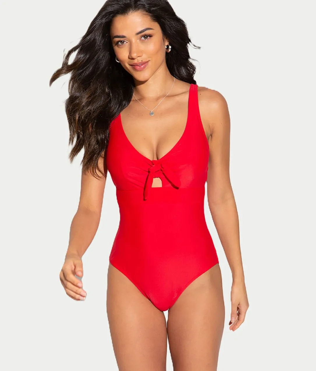 Bow Front Underwire One-Piece