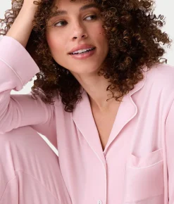 Breast Cancer Awareness Modal Knit Pajama Set