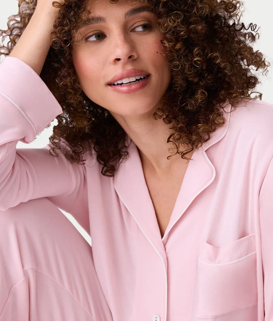 Breast Cancer Awareness Modal Knit Pajama Set