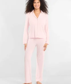 Breast Cancer Awareness Modal Knit Pajama Set