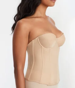 Brianna Strapless Low Back Corset
