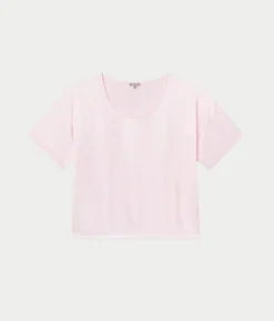 Brie Satin Short Sleeve Tee