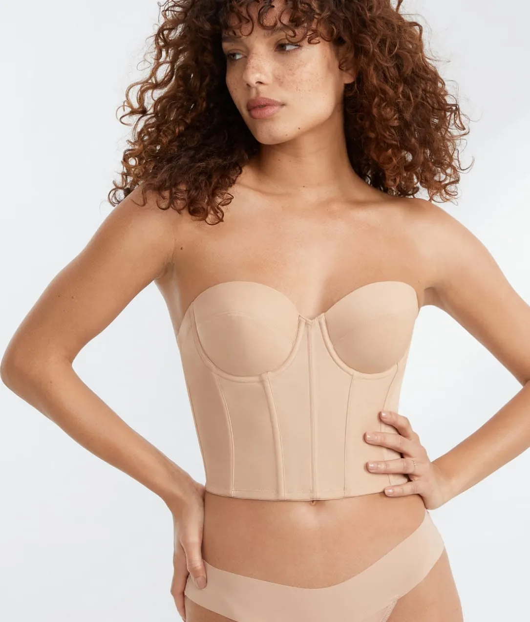 Brie Strapless Backless Bustier