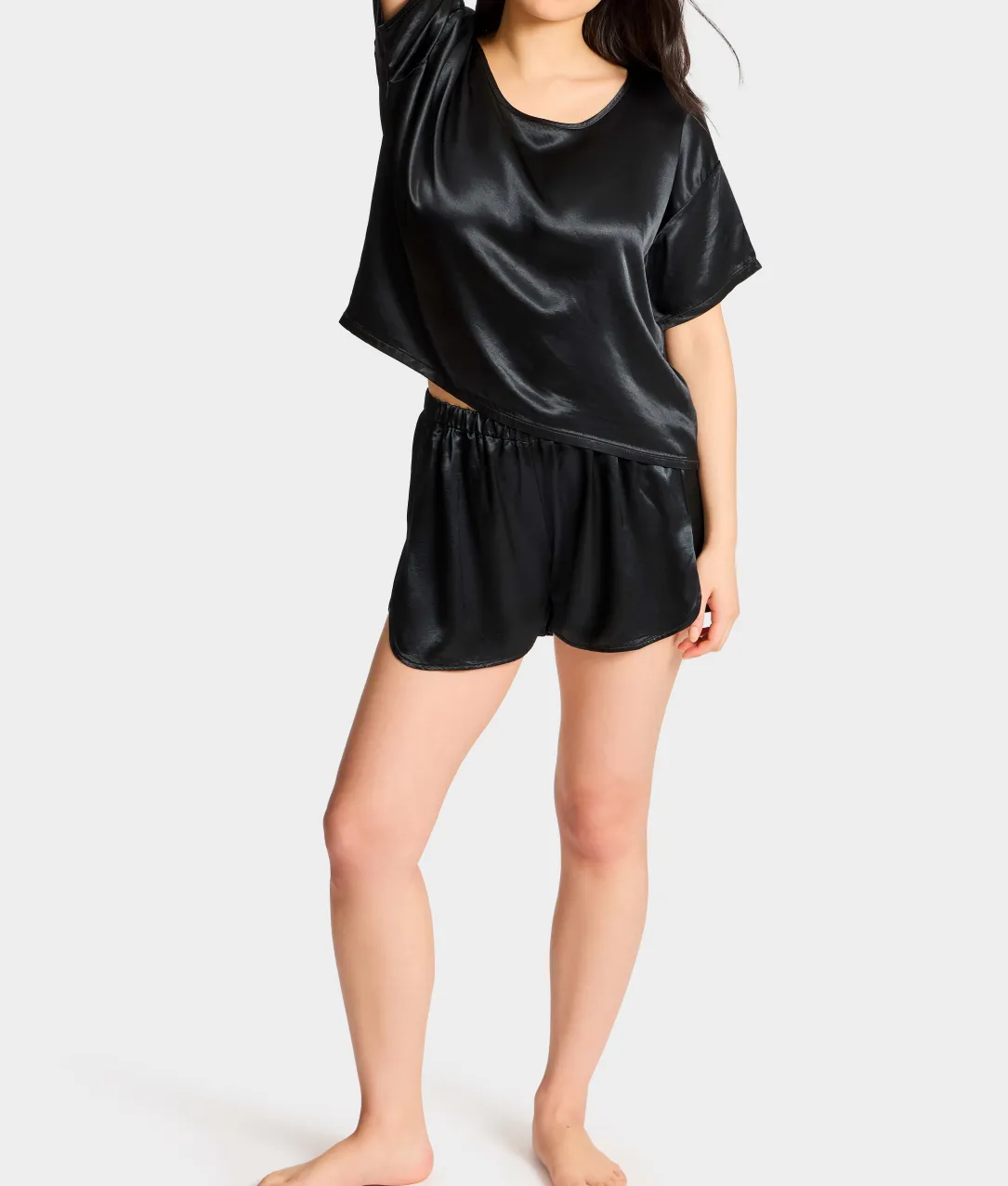 Brittany Satin Sleep Shorts