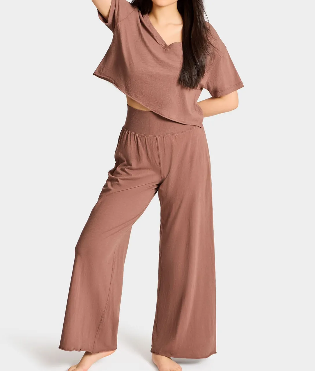 B30 V-Neck Crop Jersey Tee