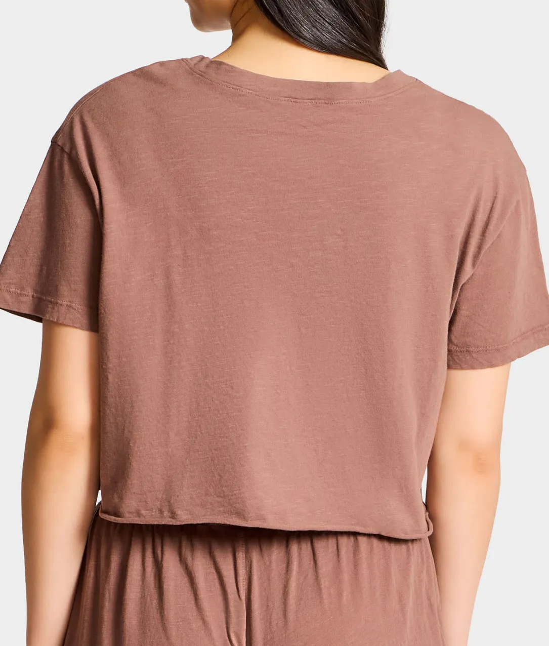 B30 V-Neck Crop Jersey Tee