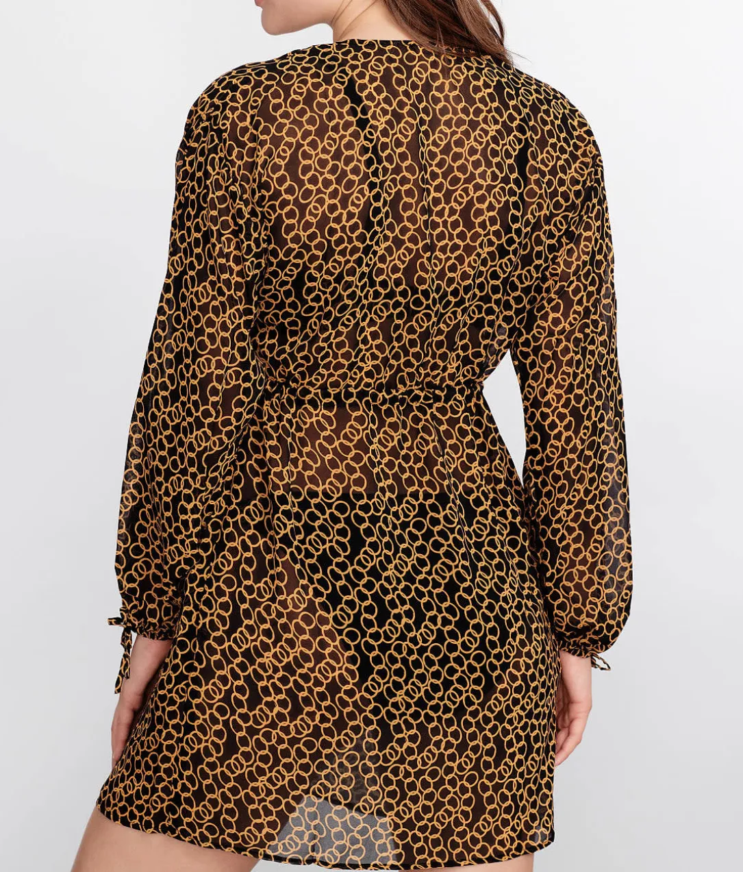 Casablanca Chiffon Kimono Cover-Up