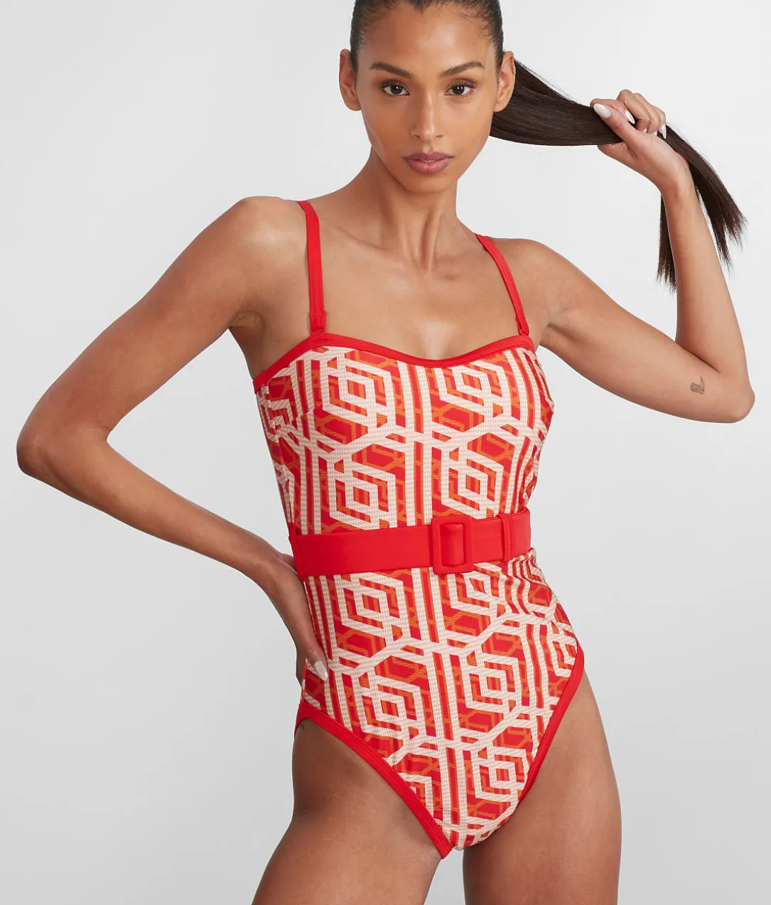 Casablanca Control Bandeau One-Piece