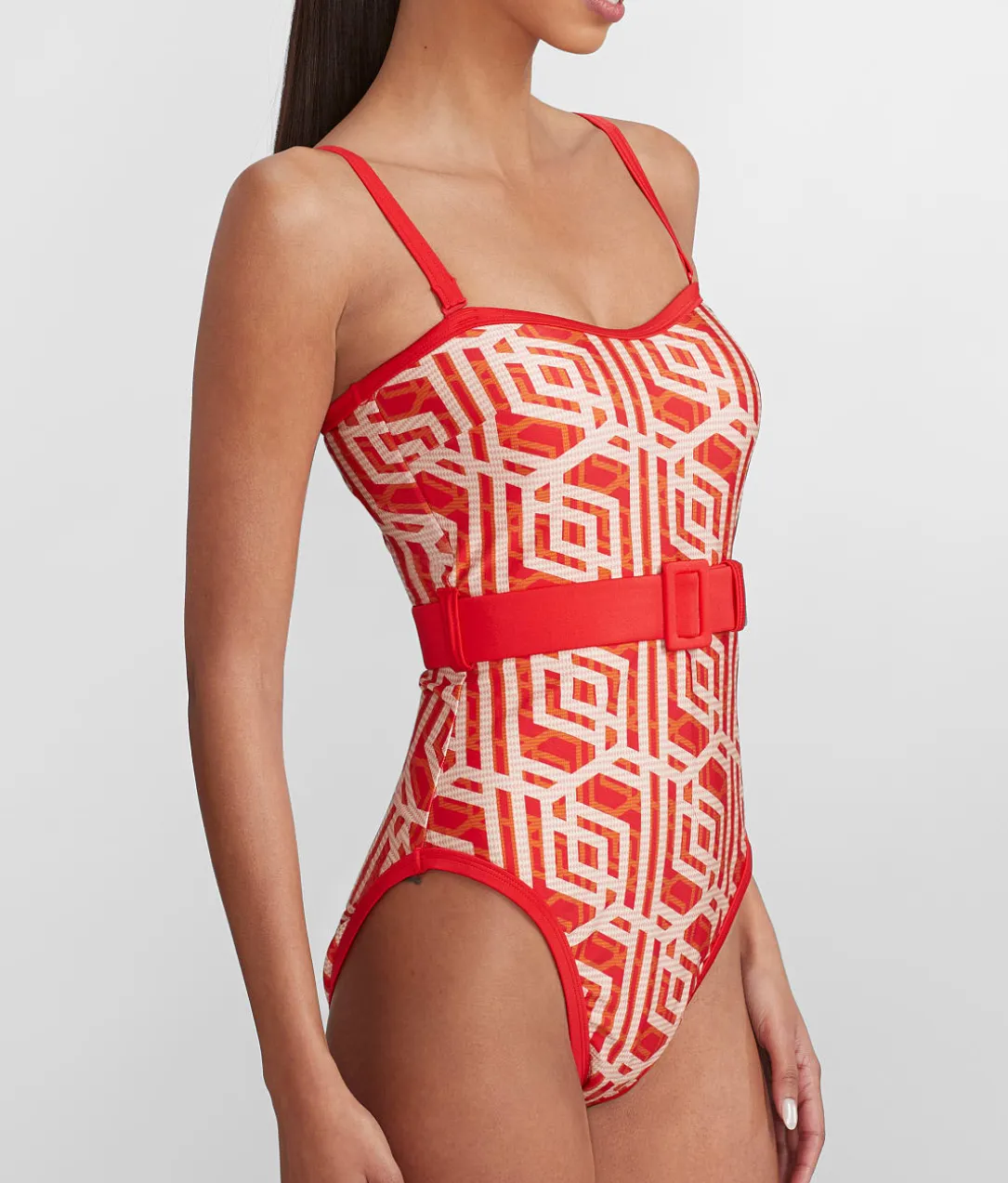 Casablanca Control Bandeau One-Piece