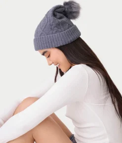 Chenille Cable Knit Crew Beanie