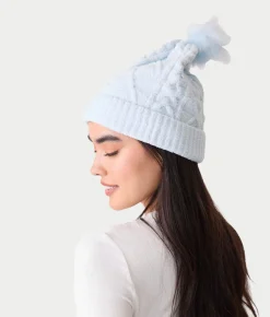 Chenille Cable Knit Crew Beanie