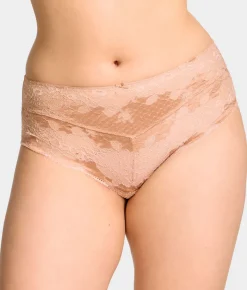 Clara Lace High-Waist Cheeky Brief