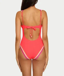Coast Line Plunge One-Piece