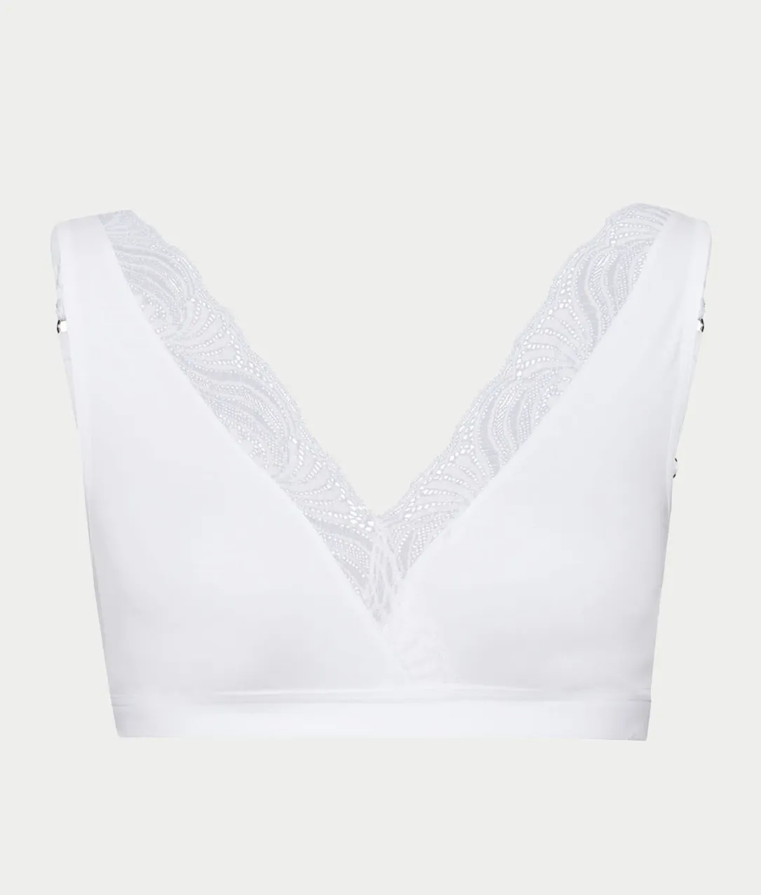 Cotton Delight Lace Trim Cotton Soft Cup Bra