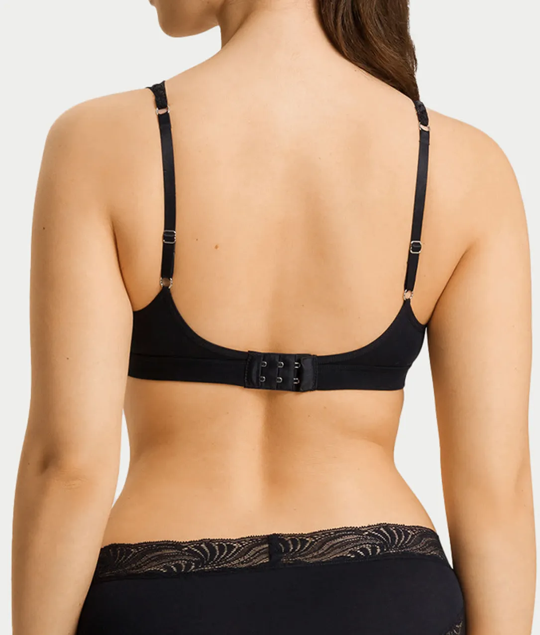 Cotton Delight Lace Trim Cotton Soft Cup Bra