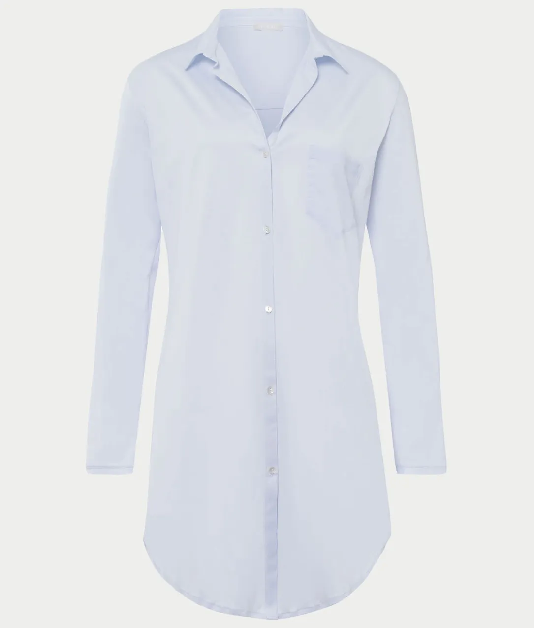 Cotton Deluxe Button-Front Sleep Shirt