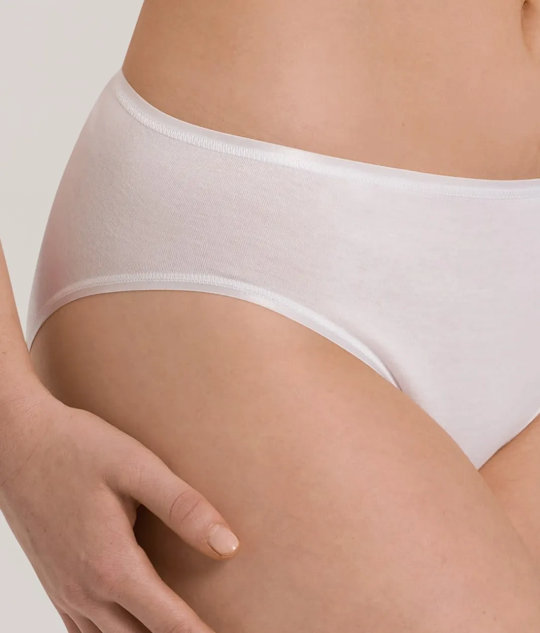 Cotton Seamless Hi-Cut Brief