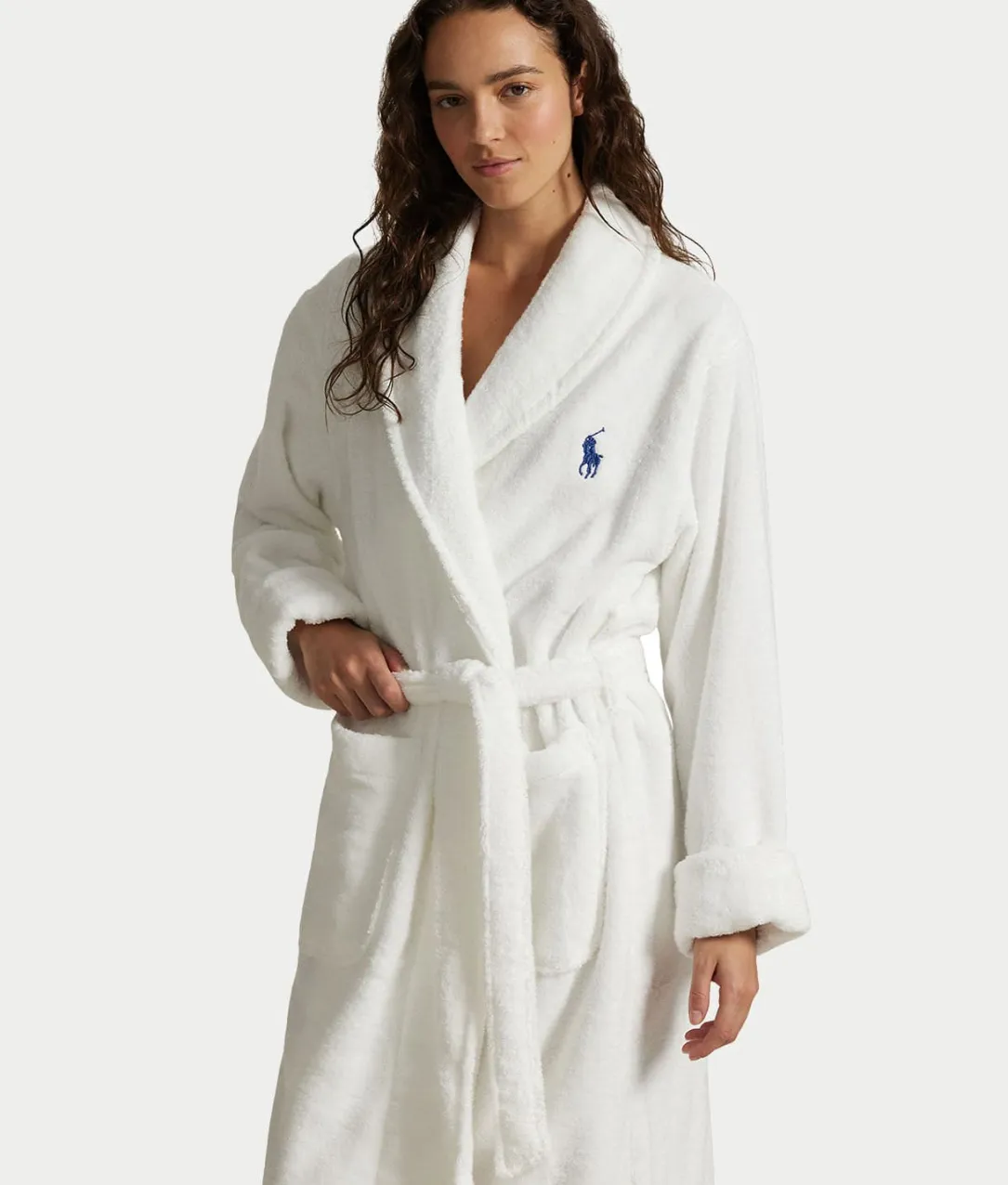 Cotton Woven Shawl Robe