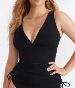 Dani Solids Plunge Tankini Top