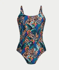 Deep Jungle Mona Underwire One-Piece