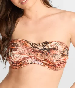 Desert Cat Bandeau Bikini Top