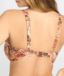 Desert Cat High Apex Bikini Top