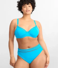 East Hampton High-Waist Bikini Bottom