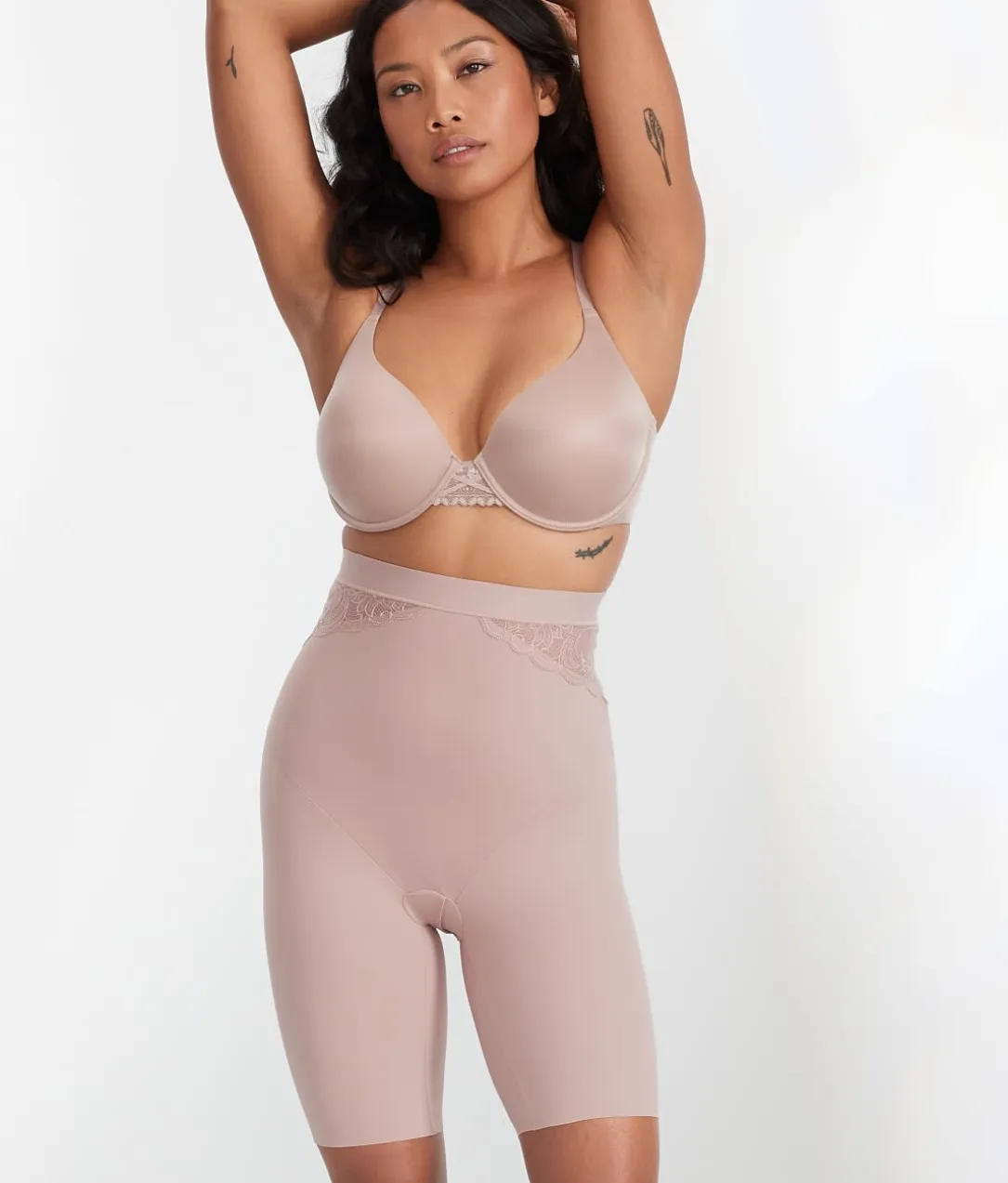Eco Lace High-Waist Thigh Slimmer