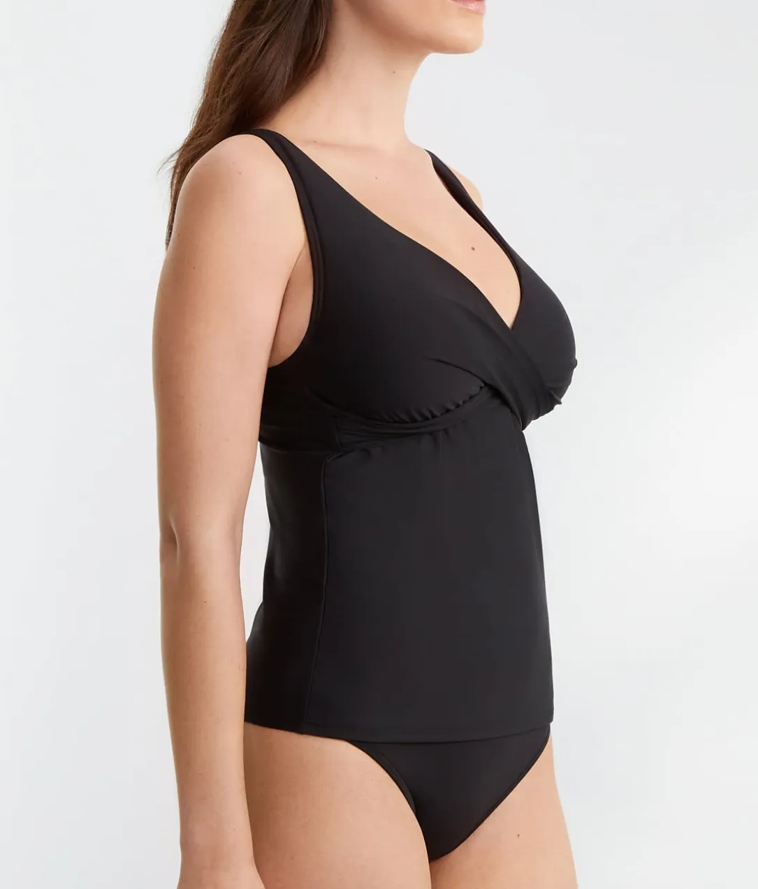 Elsie Underwire Wrap Tankini Top