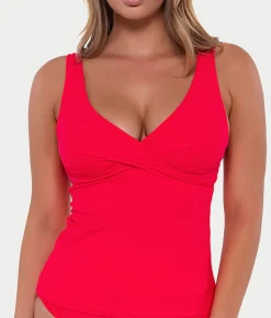 Elsie Underwire Wrap Tankini Top