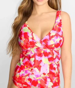 Elsie Underwire Wrap Tankini Top
