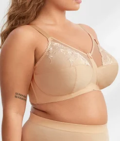 Embroidered Microfiber Wire-Free Bra
