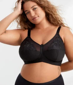 Embroidered Microfiber Wire-Free Bra