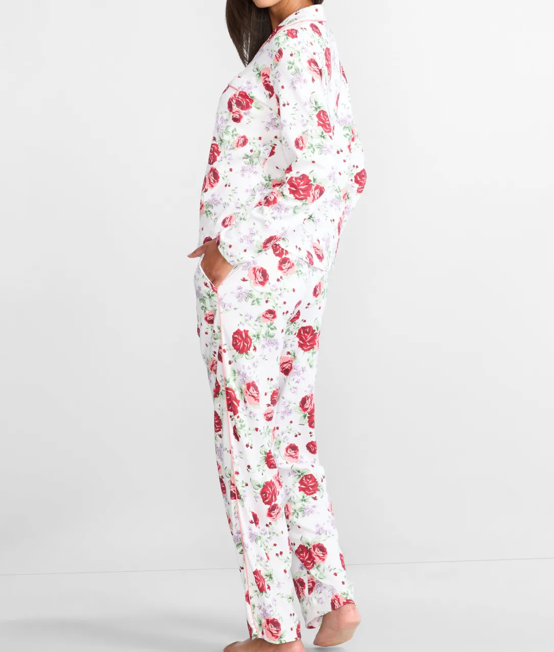 English Beauty Girlfriend Knit Pajama Set