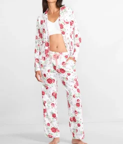 English Beauty Girlfriend Knit Pajama Set