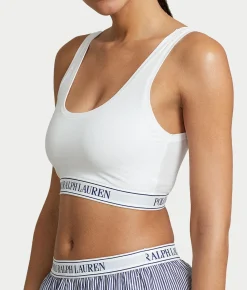 Essentials Cropped Tank Bra