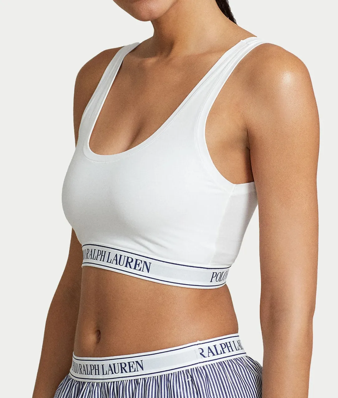 Essentials Cropped Tank Bra