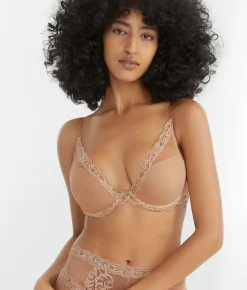 Feathers Plunge Bra