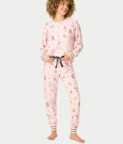 Feline Spooky Halloween Cat Knit Pajama Set
