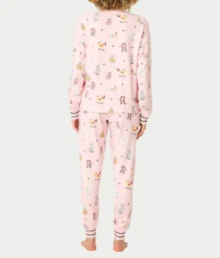 Feline Spooky Halloween Cat Knit Pajama Set